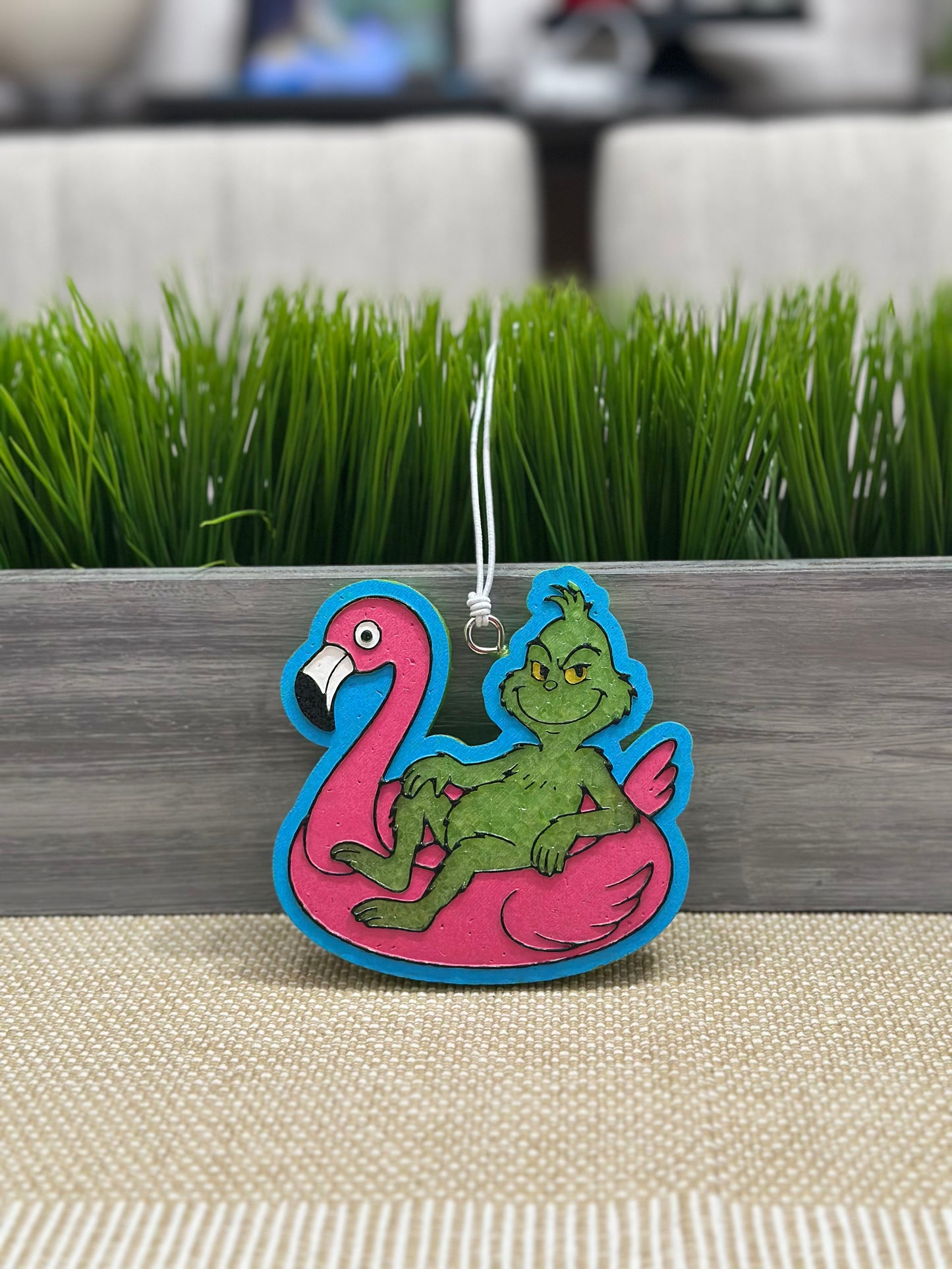 The mean one on floaty Car Freshie