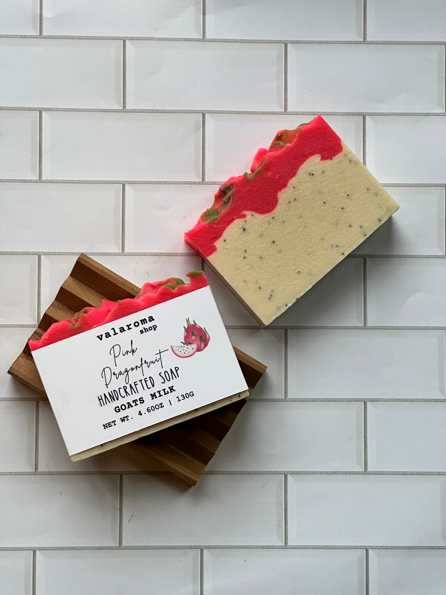 Pink Dragonfruit Goats milk Soap