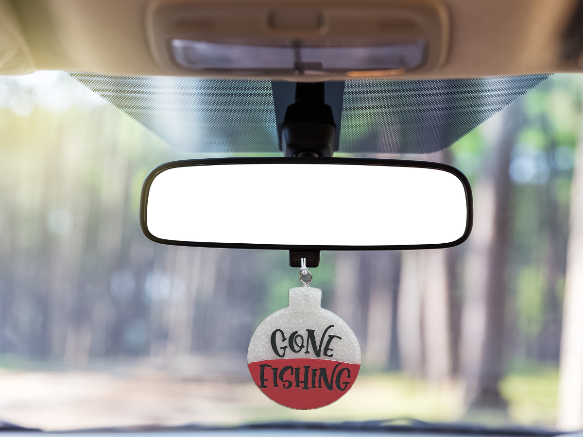 Gone Fishing Car Freshie
