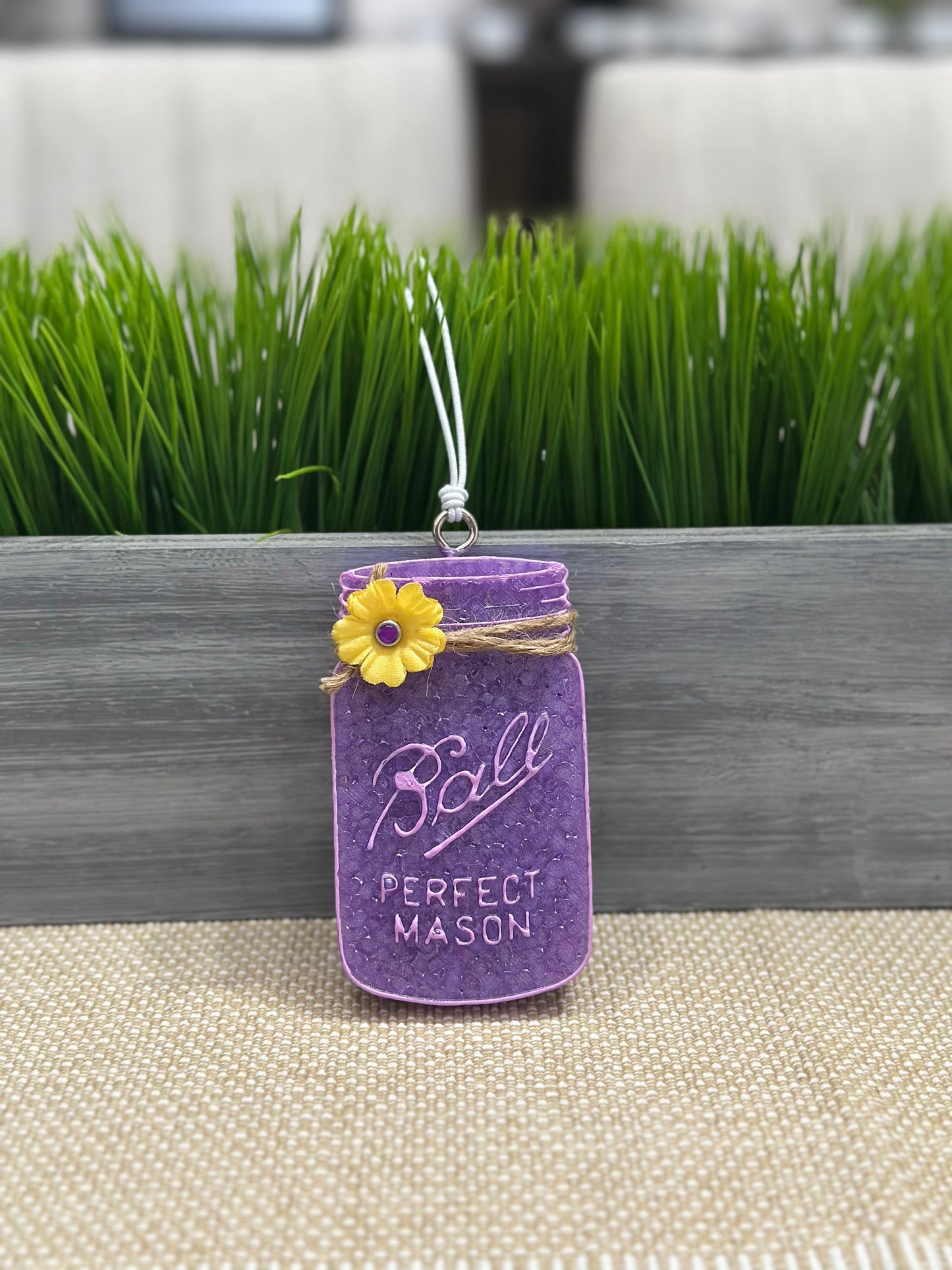 Mason Jar Car Freshie