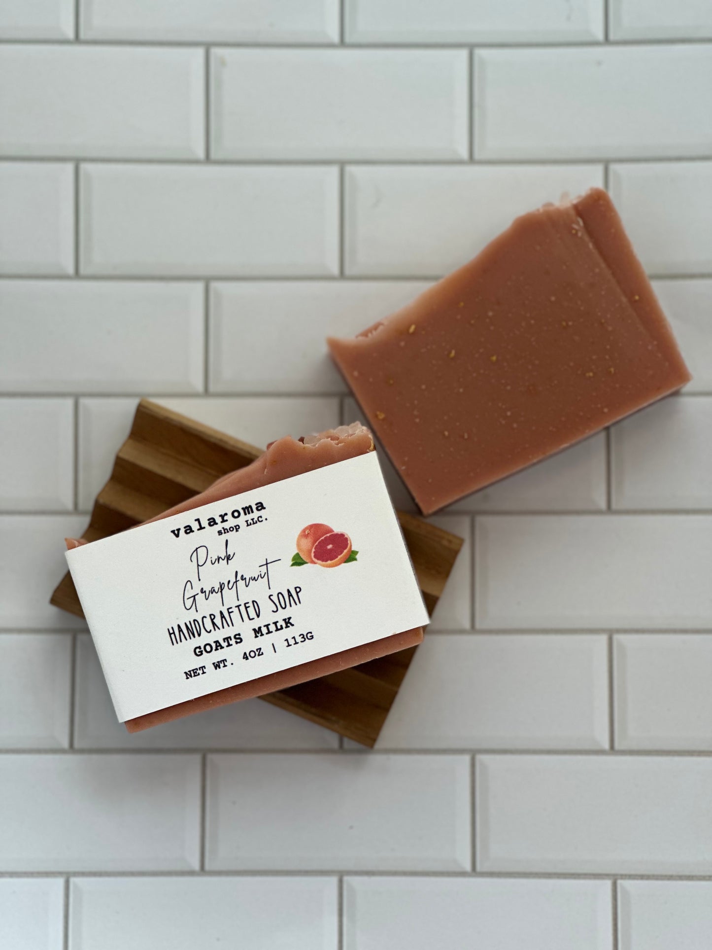 Pink Grapefruit Goats Milk Soap
