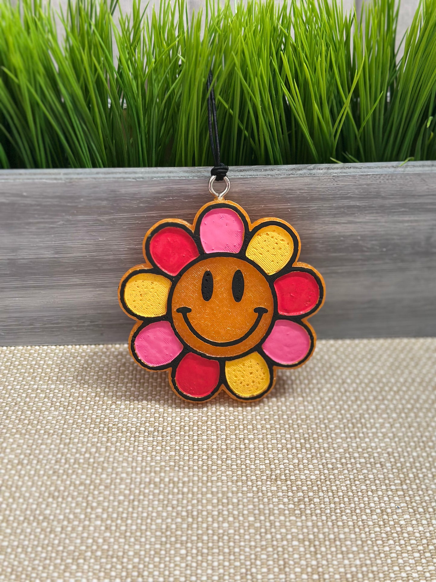 Smiley Bloom Car Freshie