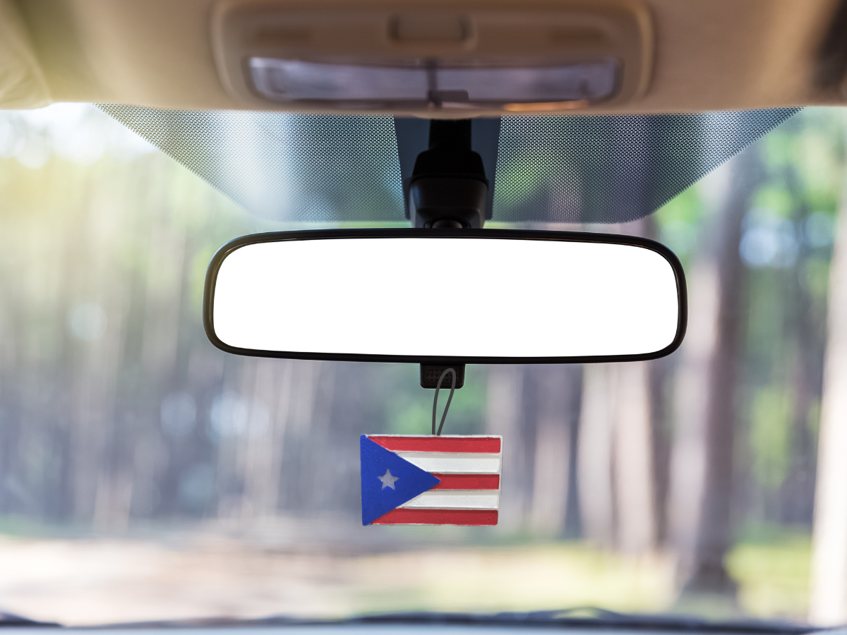 Hispanic Flags Car Freshies