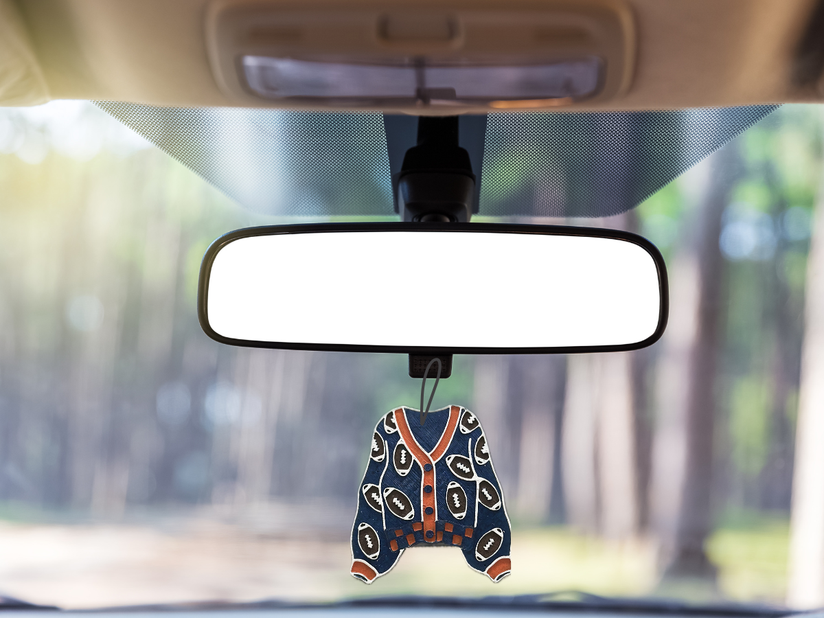 Chicago Football Sweater Car Freshie