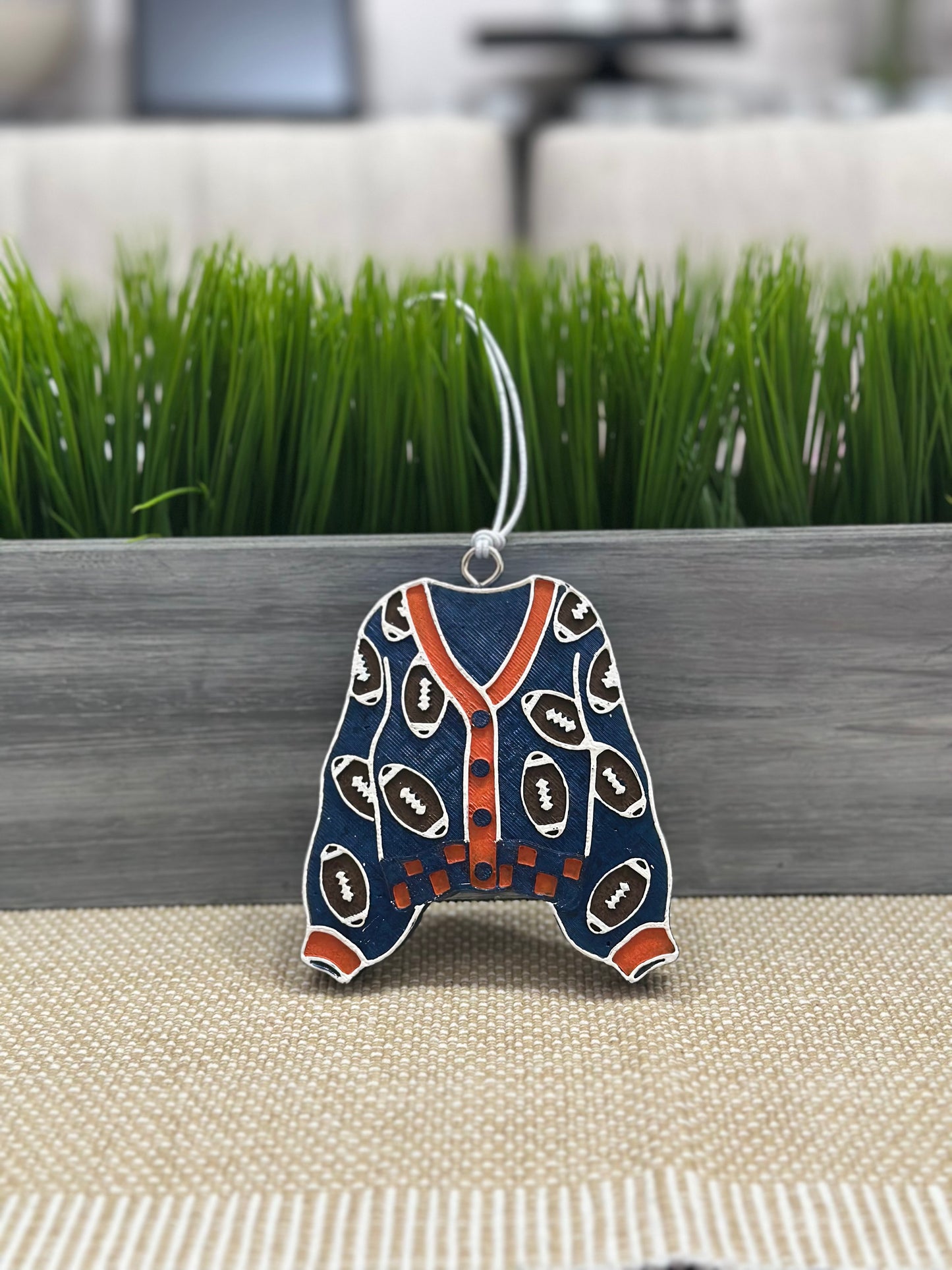 Chicago Football Sweater Car Freshie