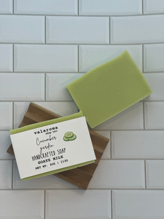 Cucumber Garden Goats milk soap