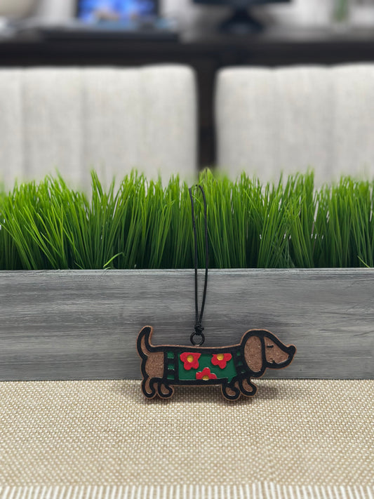 The Cozy Dachshund Car Freshie