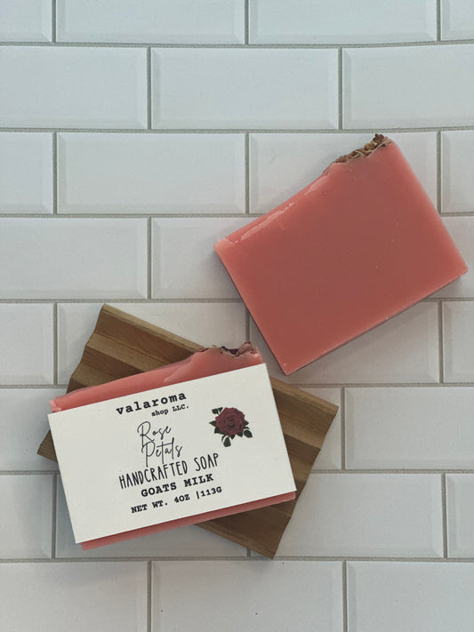 Rose Petals Goats Milk Soap