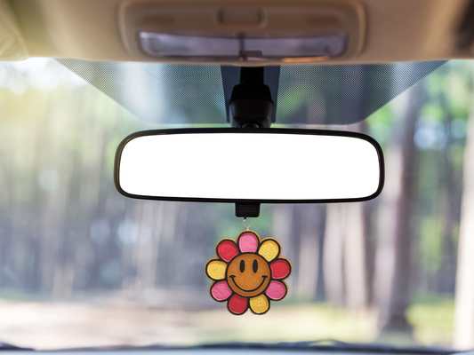 Smiley Bloom Car Freshie