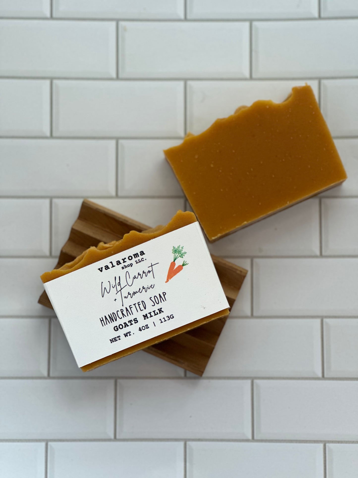 Wild Carrot +Turmeric Goats Milk Soap