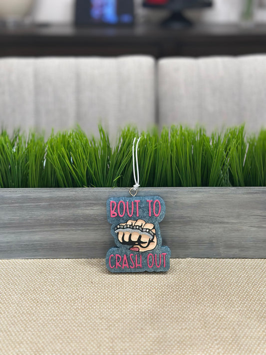 Bout to crash out Car Freshie