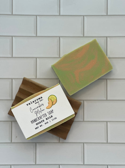 Cucumber Melon Goats Milk Soap