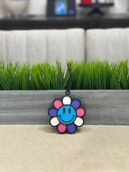 Smiley Bloom Car Freshie