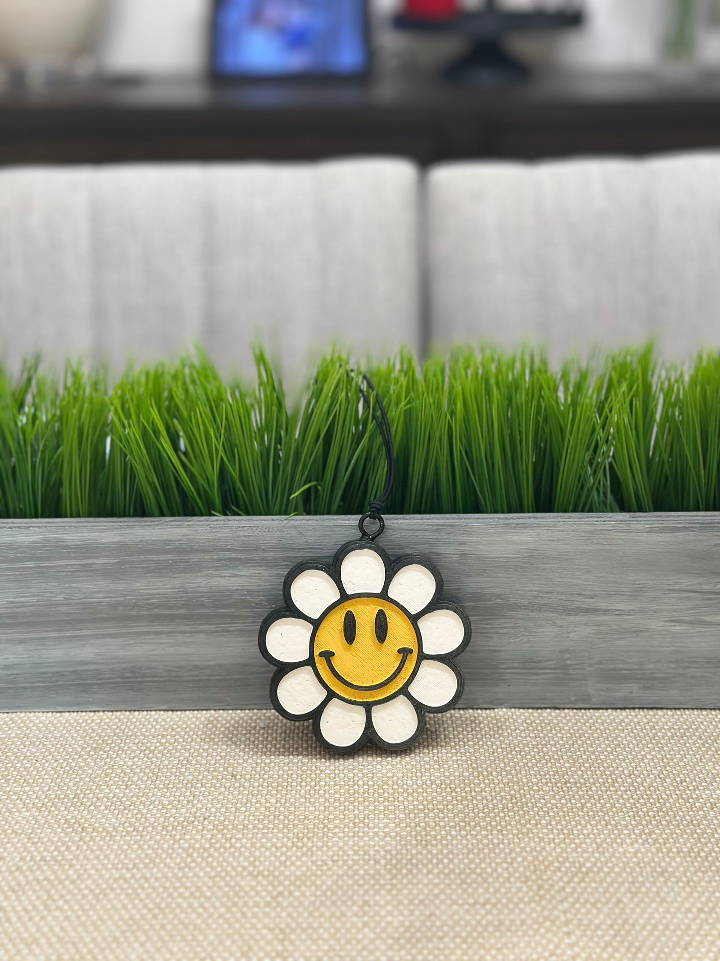 Smiley Bloom Car Freshie