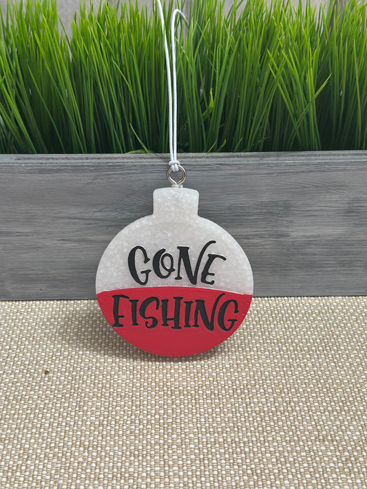 Gone Fishing Car Freshie